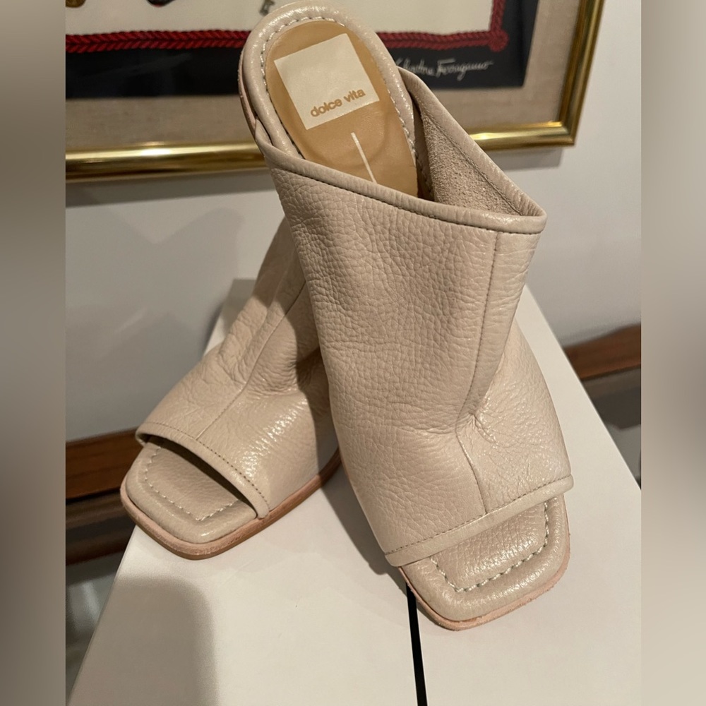Dolce Vita Tan Leather Sandals